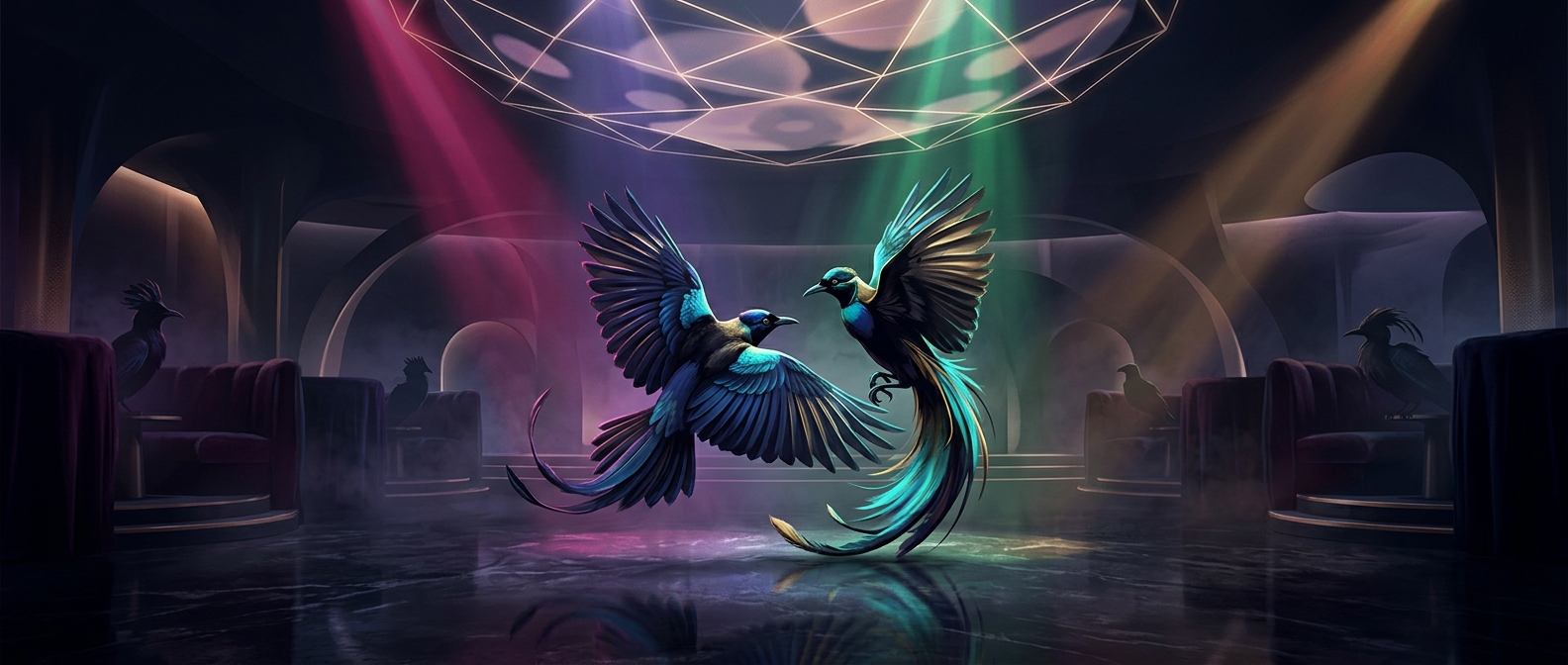 Birds of paradise turn courtship into a dance contest
