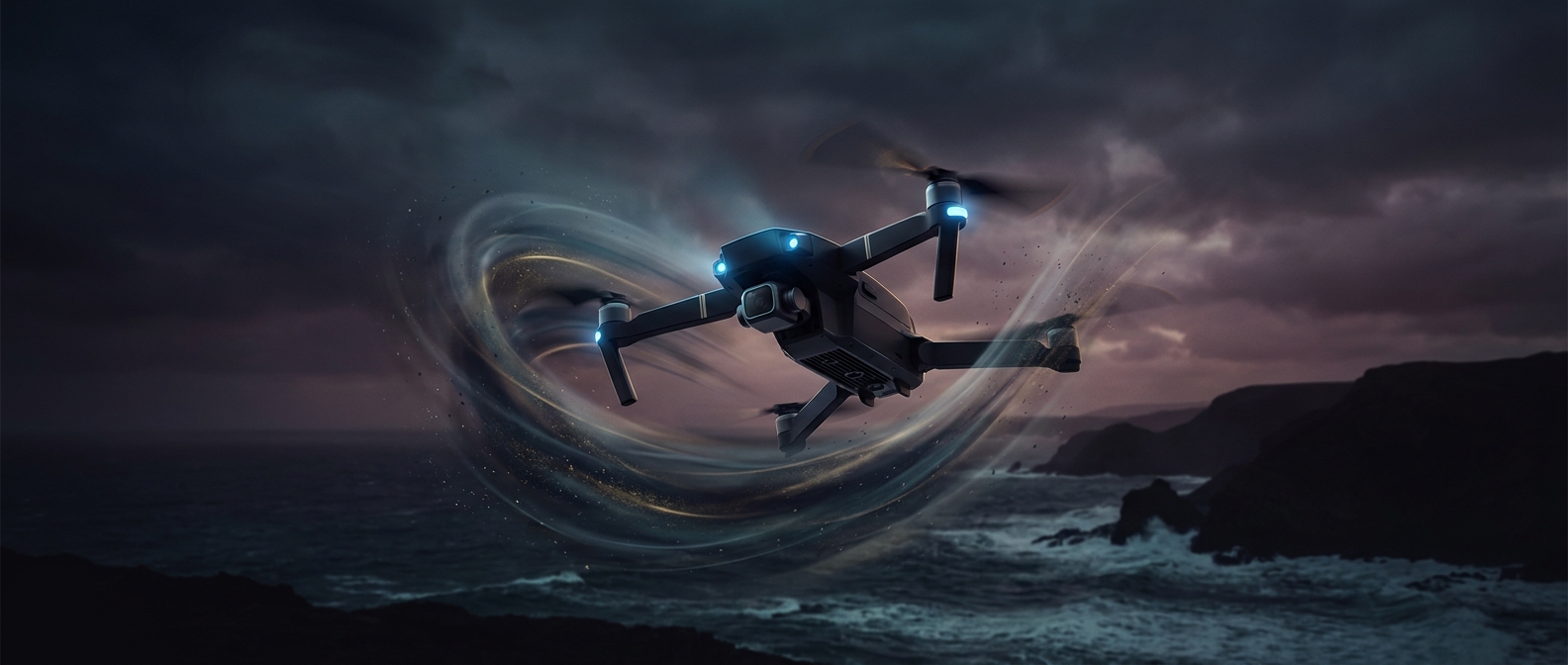Consumer drones frequently struggle with sudden wind gusts