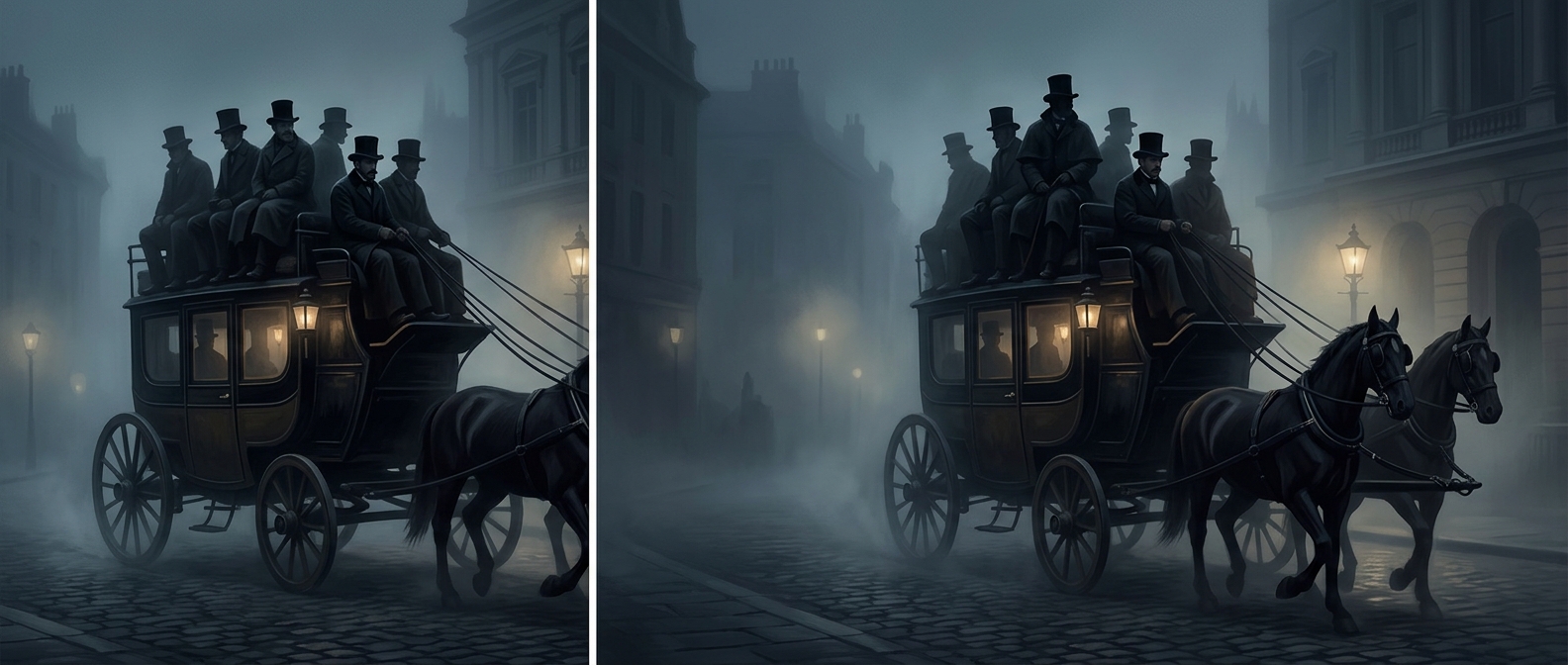 Why Hansom cab drivers sat on the roof