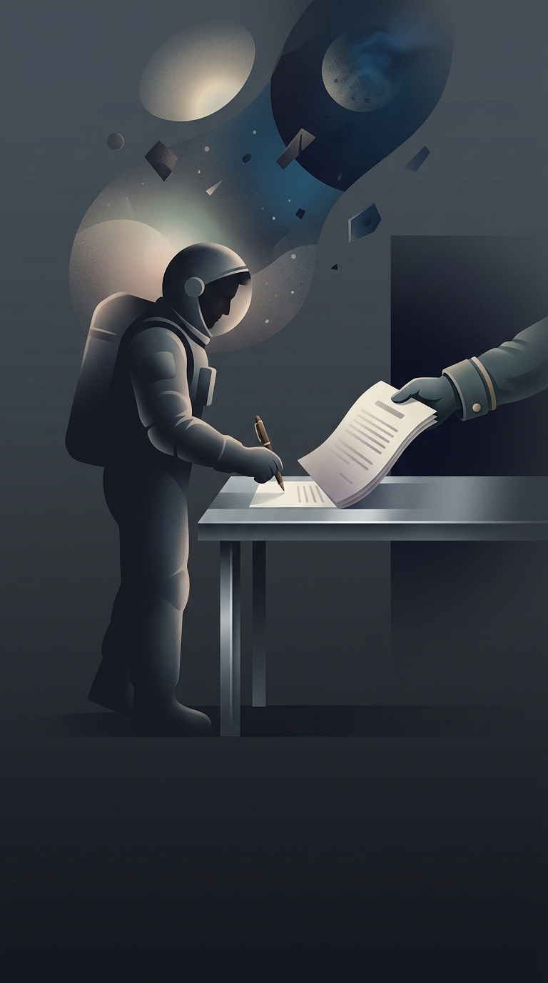 Neil Armstrong, Buzz Aldrin, and Michael Collins had to fill out official US Customs and Border Protection forms upon returning to Earth from the Moon in 1969.