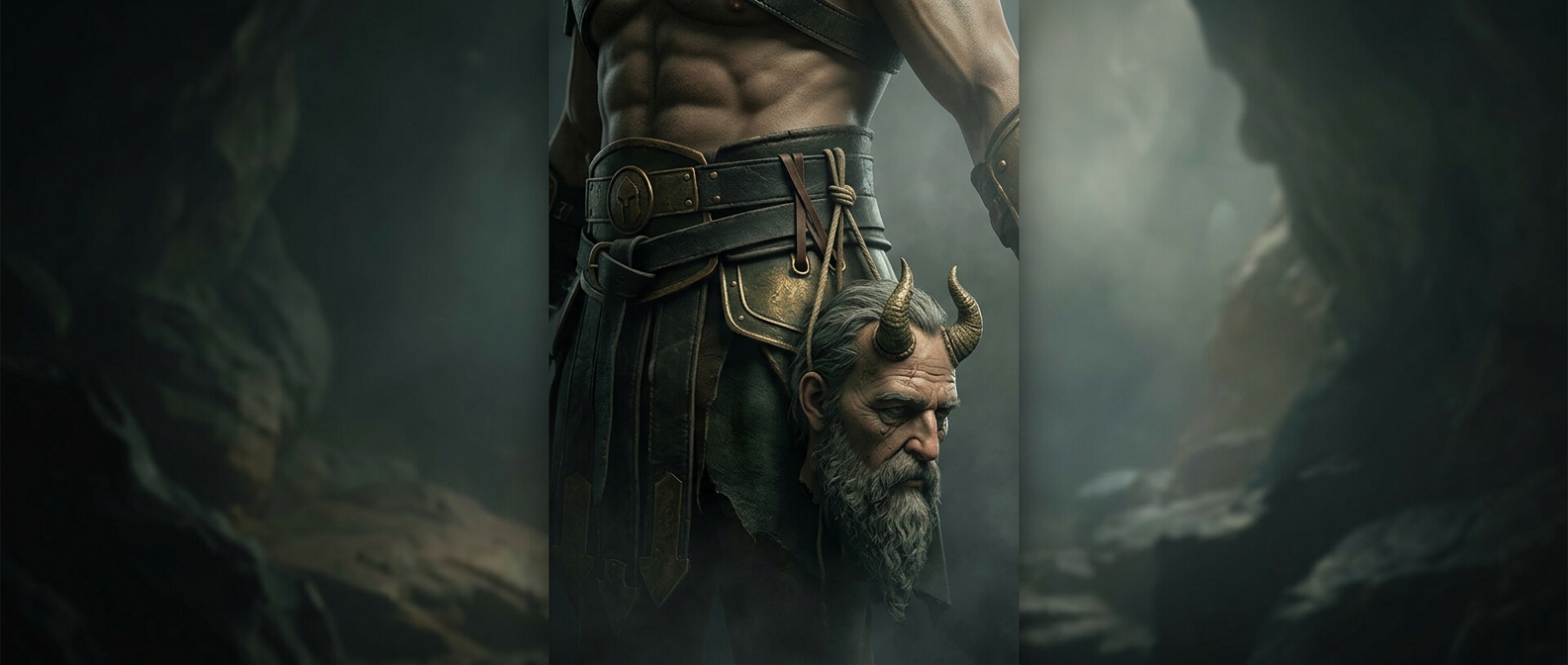 Why a severed head hangs from your belt in God of War