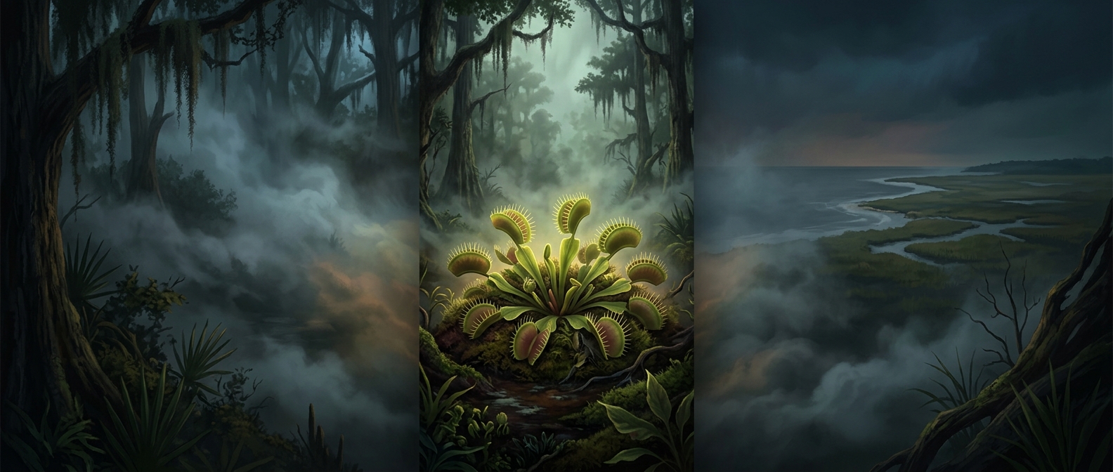The Venus flytrap grows wild in only one small region