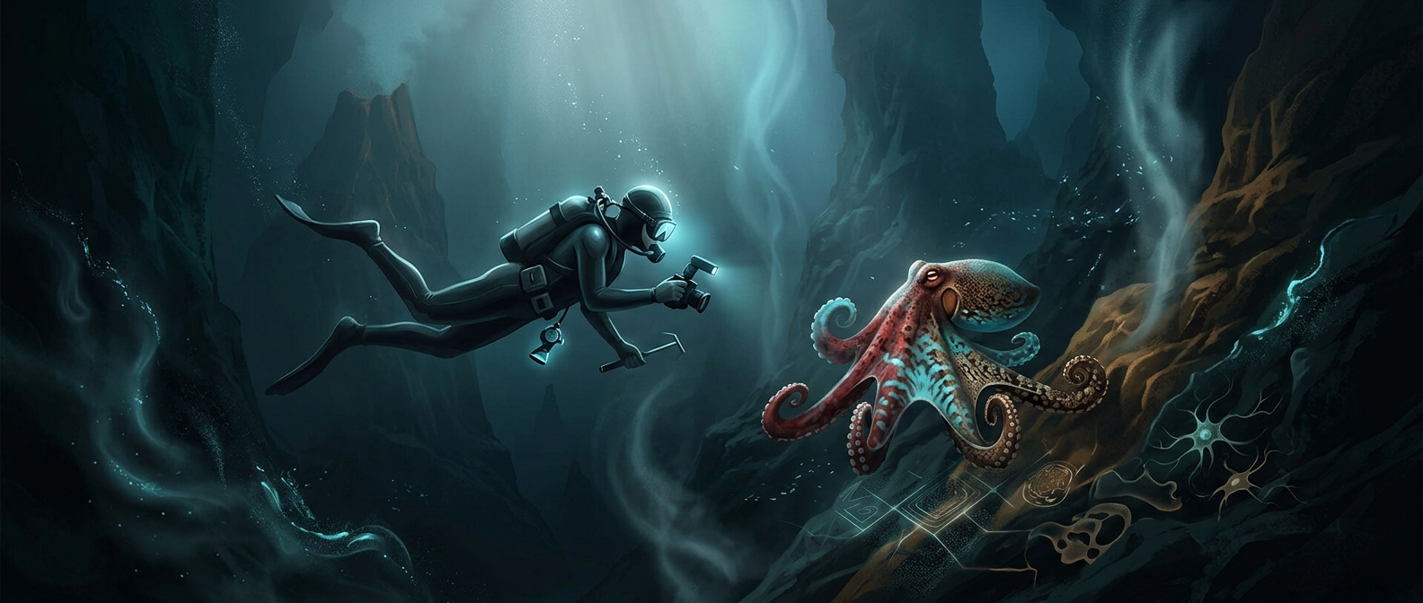 Studying eight-legged sea creatures that change colors