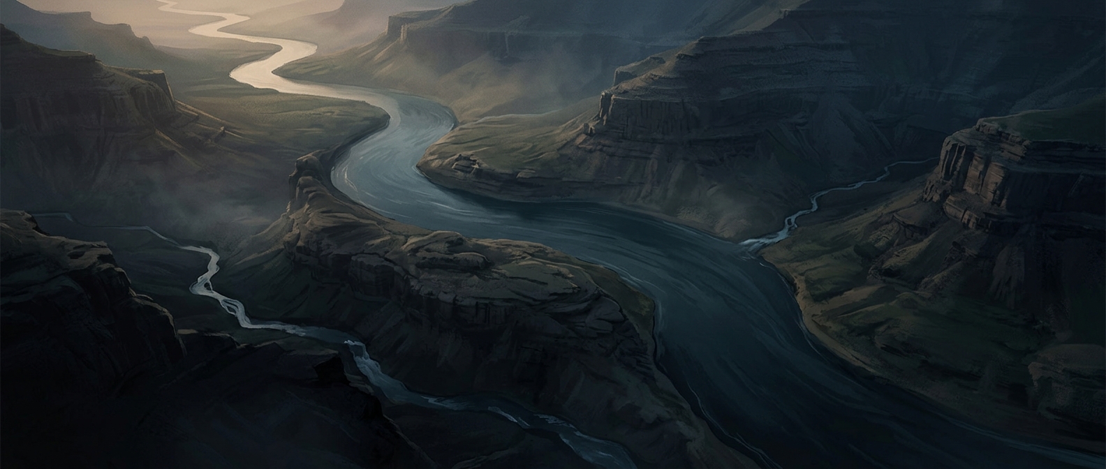 The river that flows north