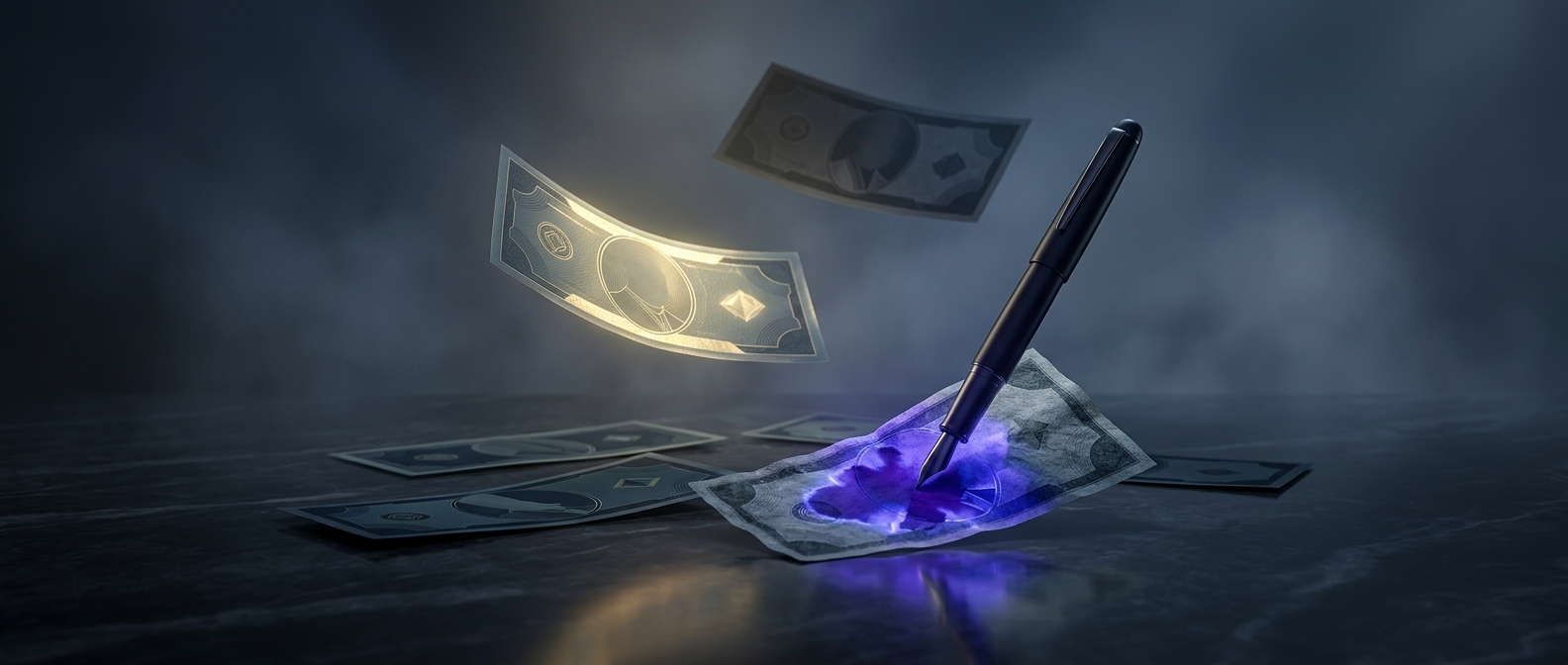 Why counterfeit pens can miss fake bills