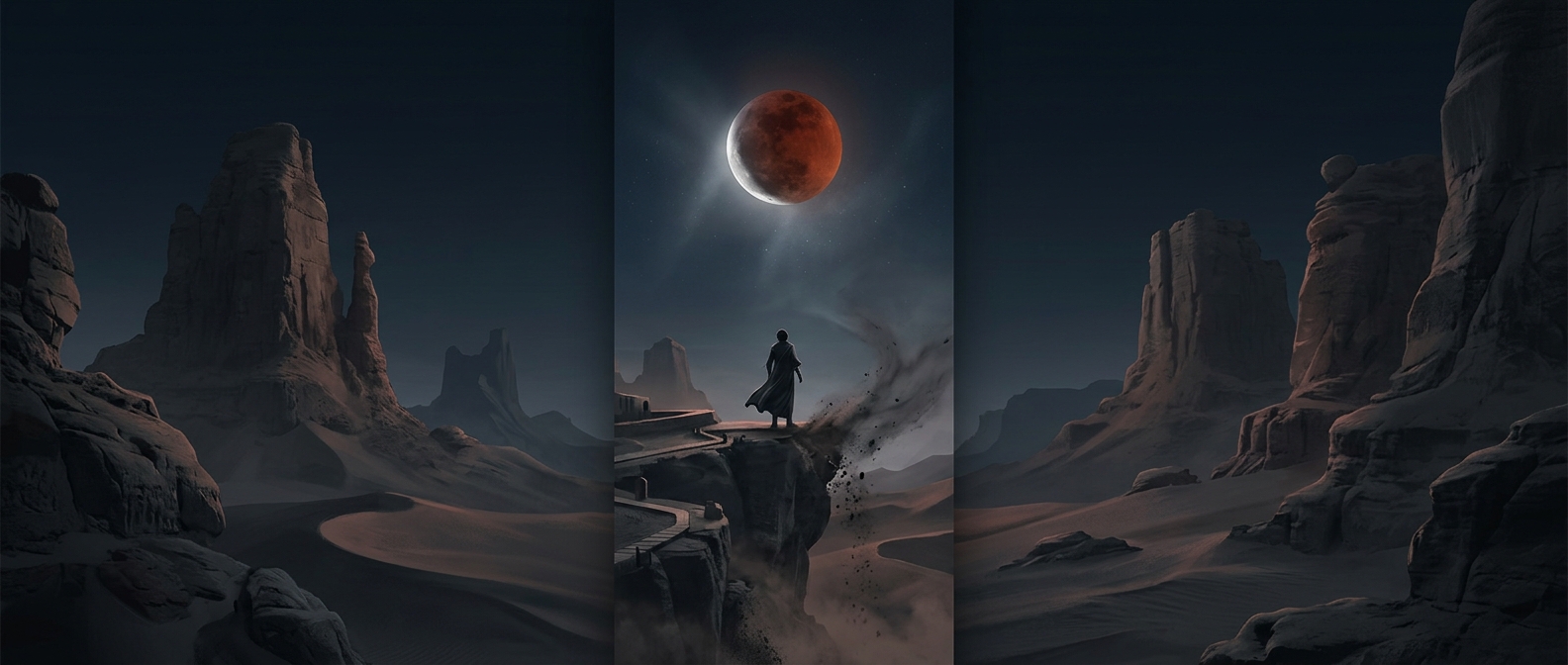 Lunar eclipses force sudden cosmic endings