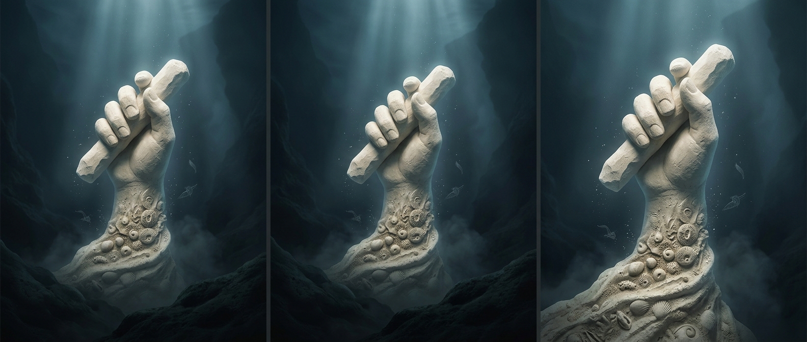 Chalk is made from the remains of ancient sea life