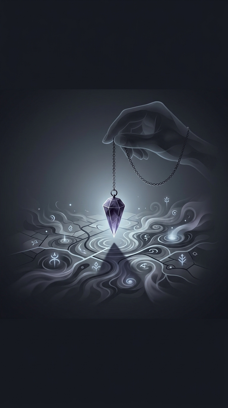 Dowsing with a crystal pendulum over a map to locate lost objects or answer yes-or-no questions from the universe is a staple of mystical practices, relying heavily on the belief…
