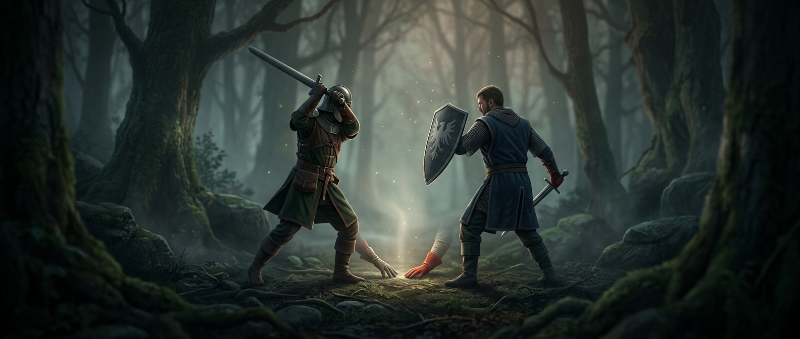 The safe word that stops a LARP battle