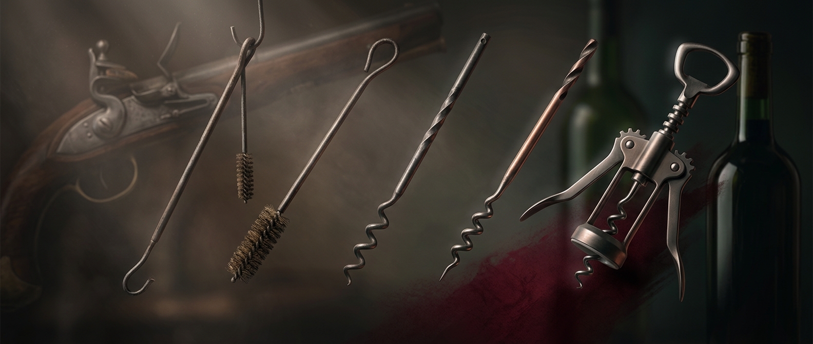 How musket tools became corkscrews