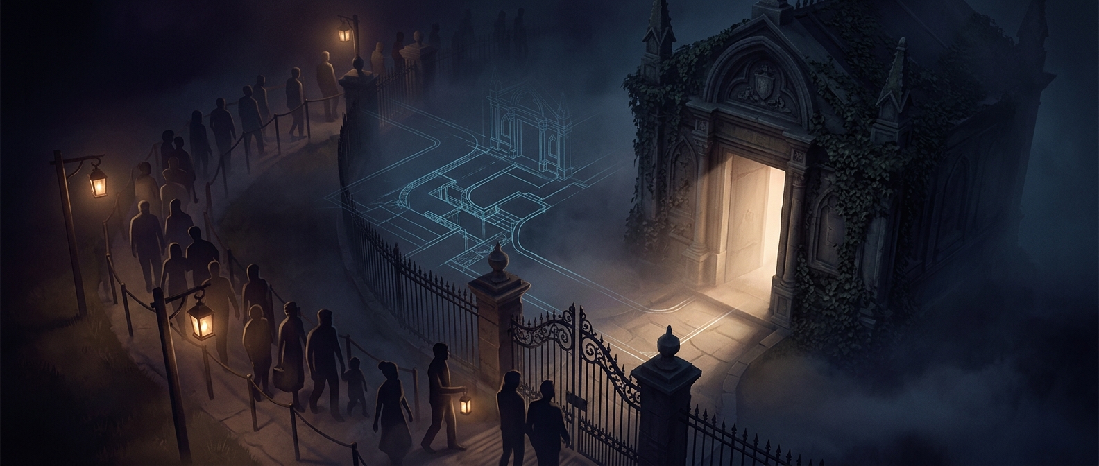 Disney built a crypt to patch a Haunted Mansion plot hole