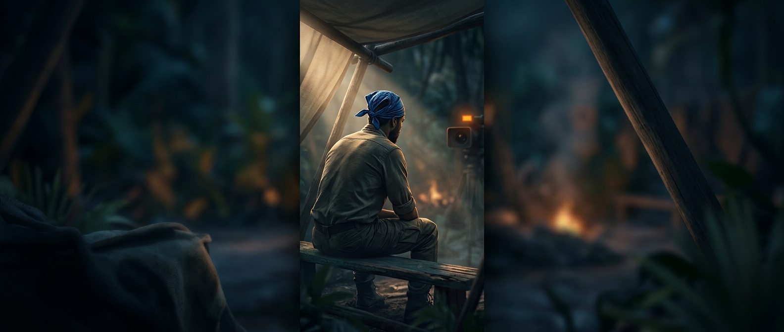 Изоляция ракурса камеры в исповедальнях шоу «Survivor»