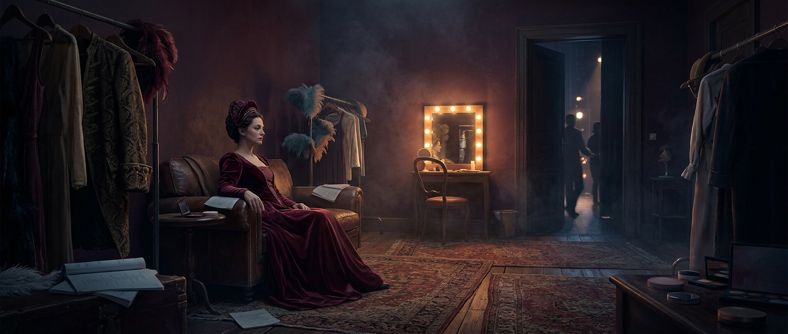 Why theatrical green rooms aren't usually green