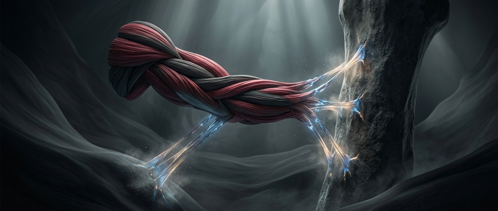 Tendons anchor your muscles forcefully to your bones