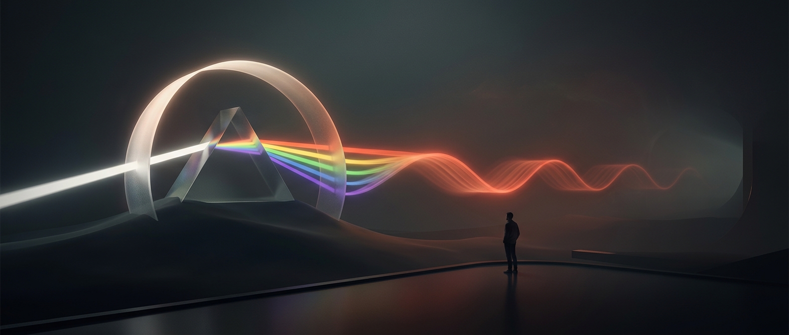 Red light has the longest visible wavelength