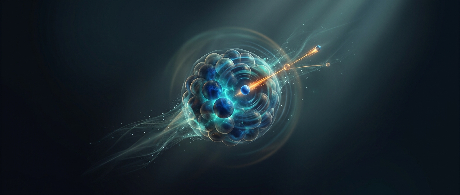 The weak nuclear force drives radioactive decay by changing protons into neutrons