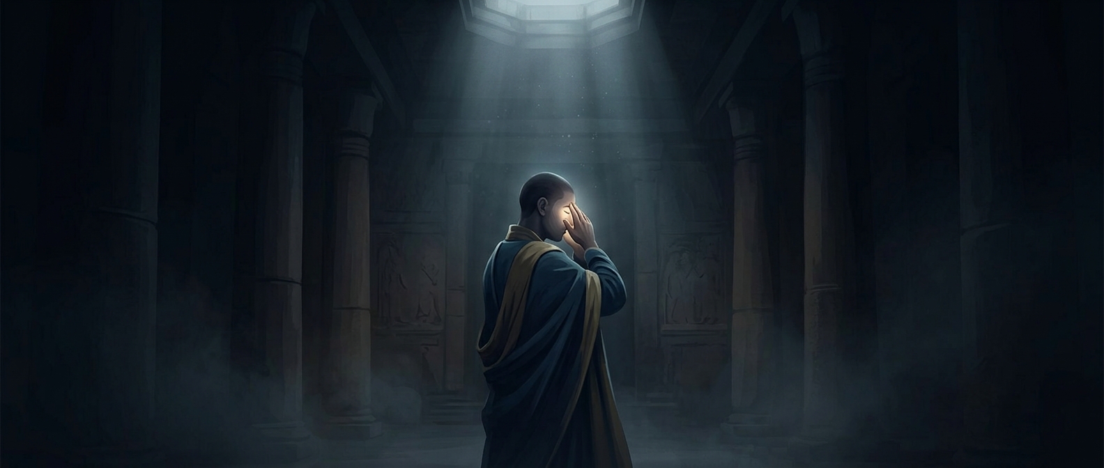 Mysticism literally translates to closing your own eyes
