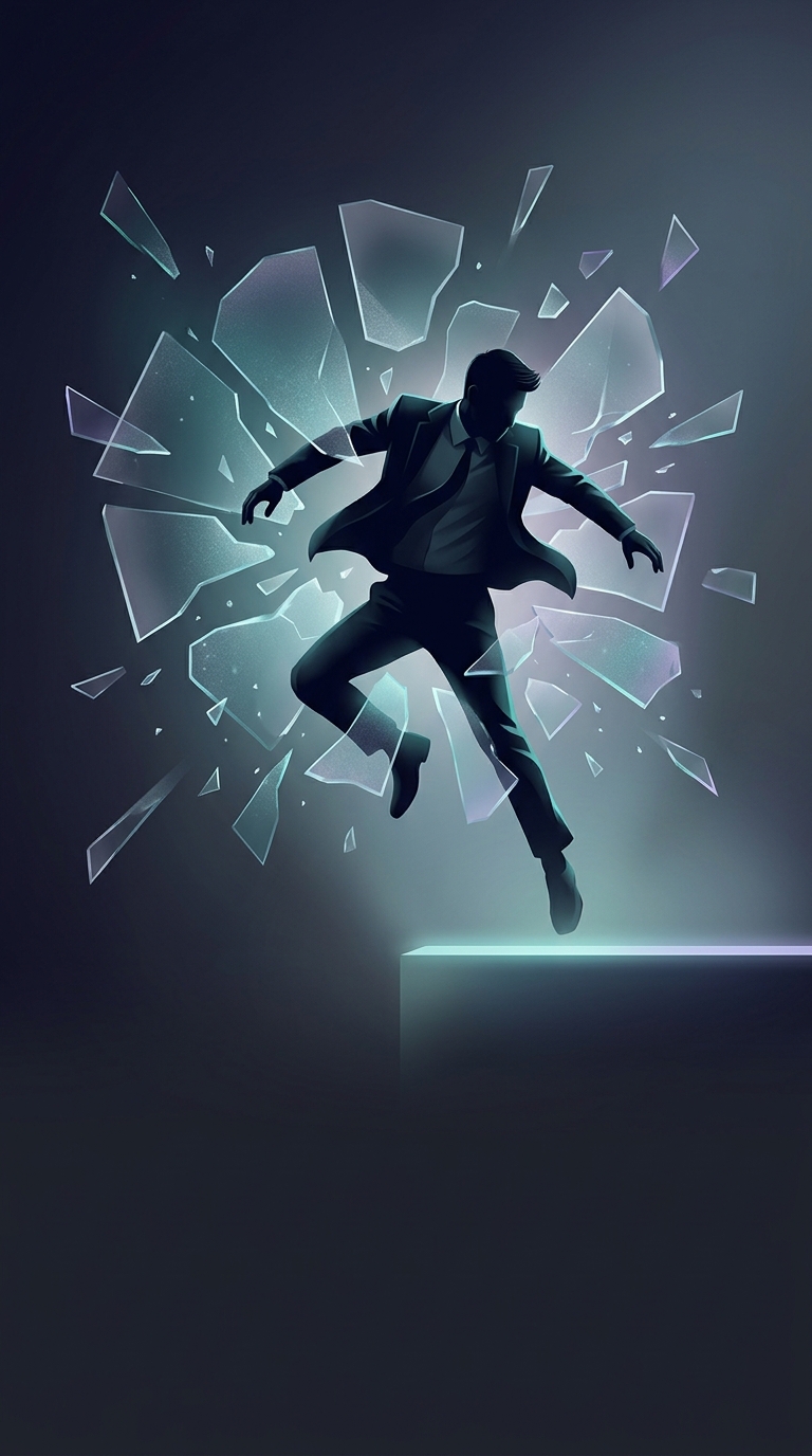 When action stars jump through huge glass windows without a scratch, what is the glass made of today?
