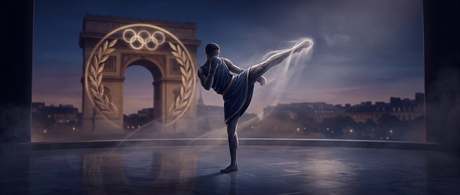 The 1924 Olympics featured French kickboxing