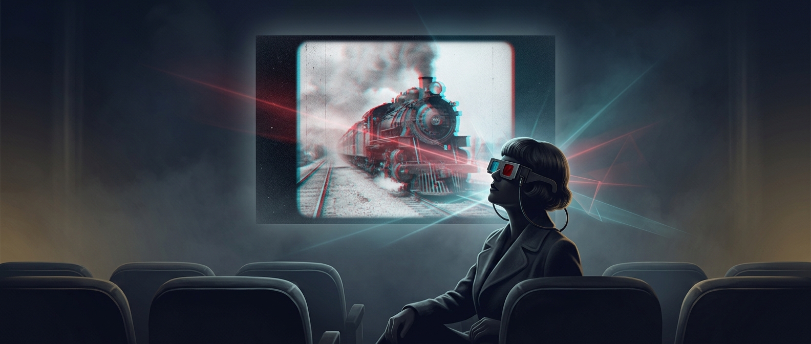 Первый коммерческий 3D-фильм вышел в 1922 году