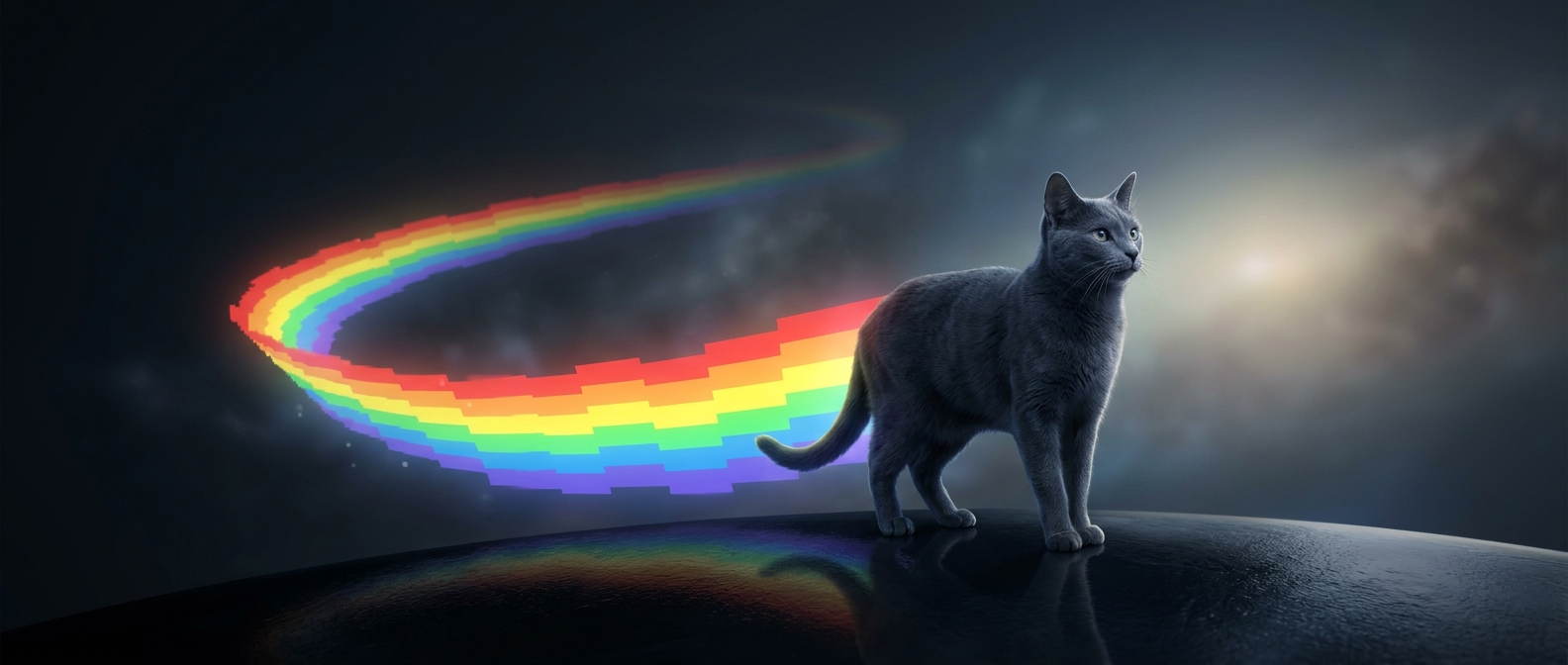 Nyan Cat нарисовали с настоящего кота