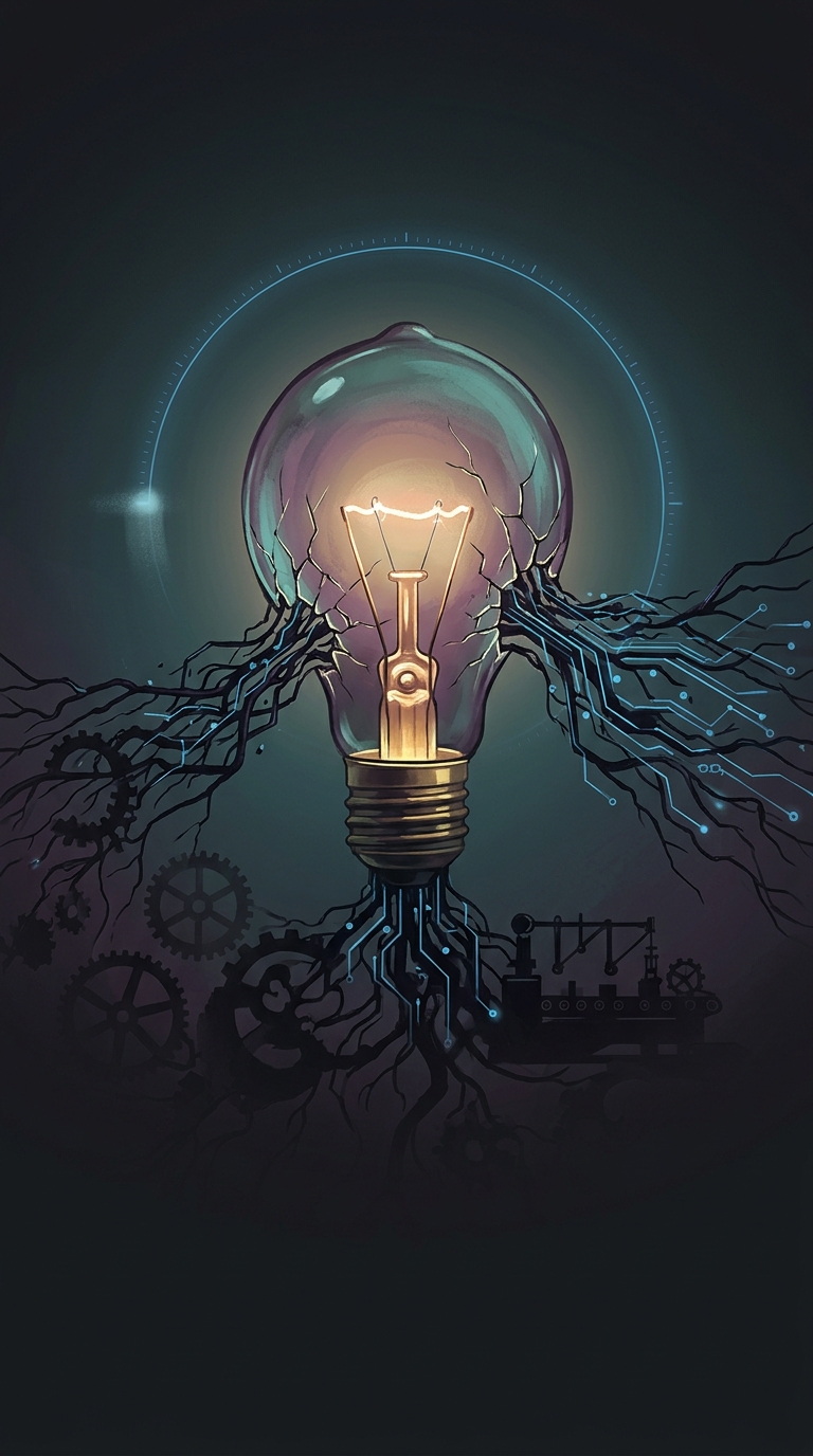 What incredibly lucrative engineering philosophy was secretly born during a meeting of lightbulb makers in 1924?