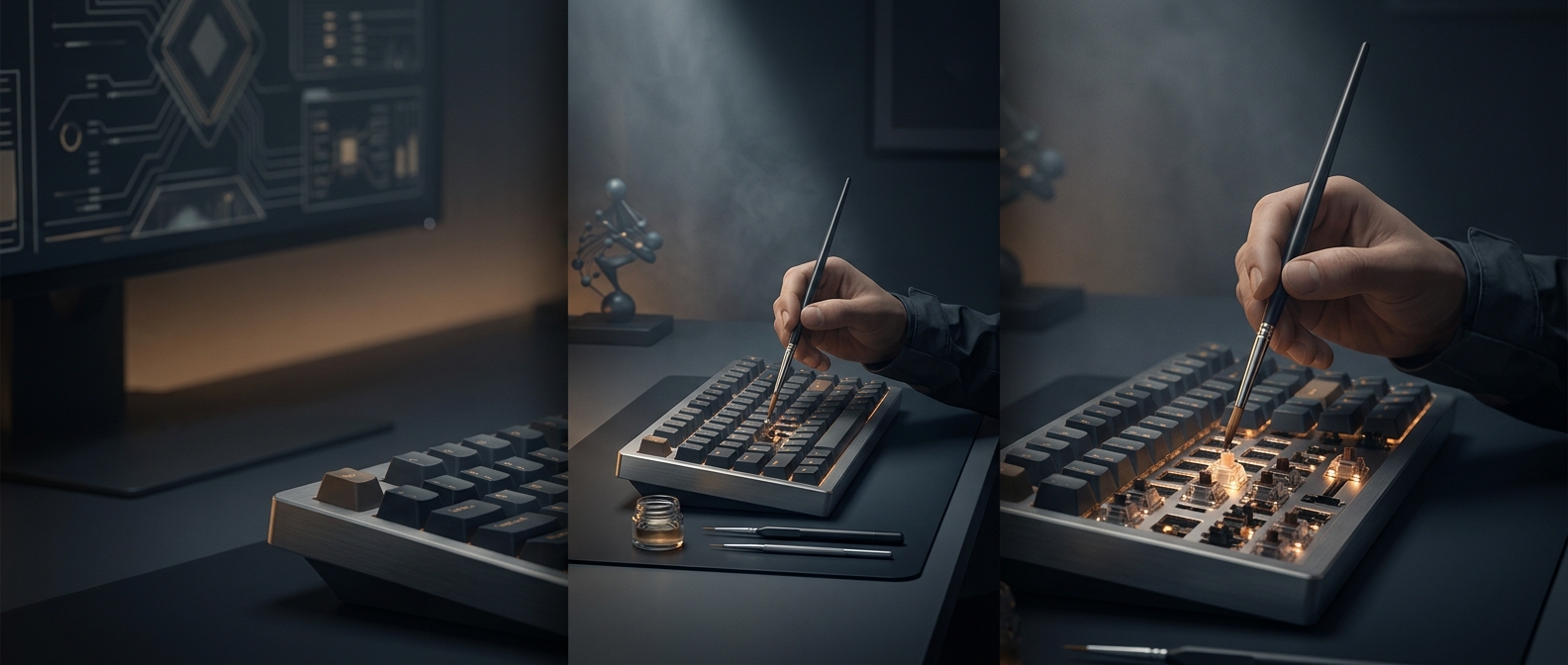 Why keyboard enthusiasts grease their switches