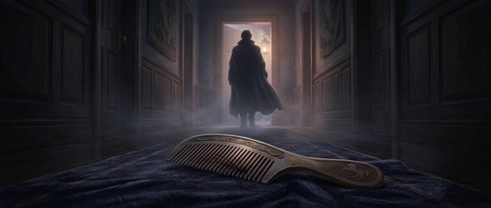 Dropping a comb meant unexpected company was arriving soon