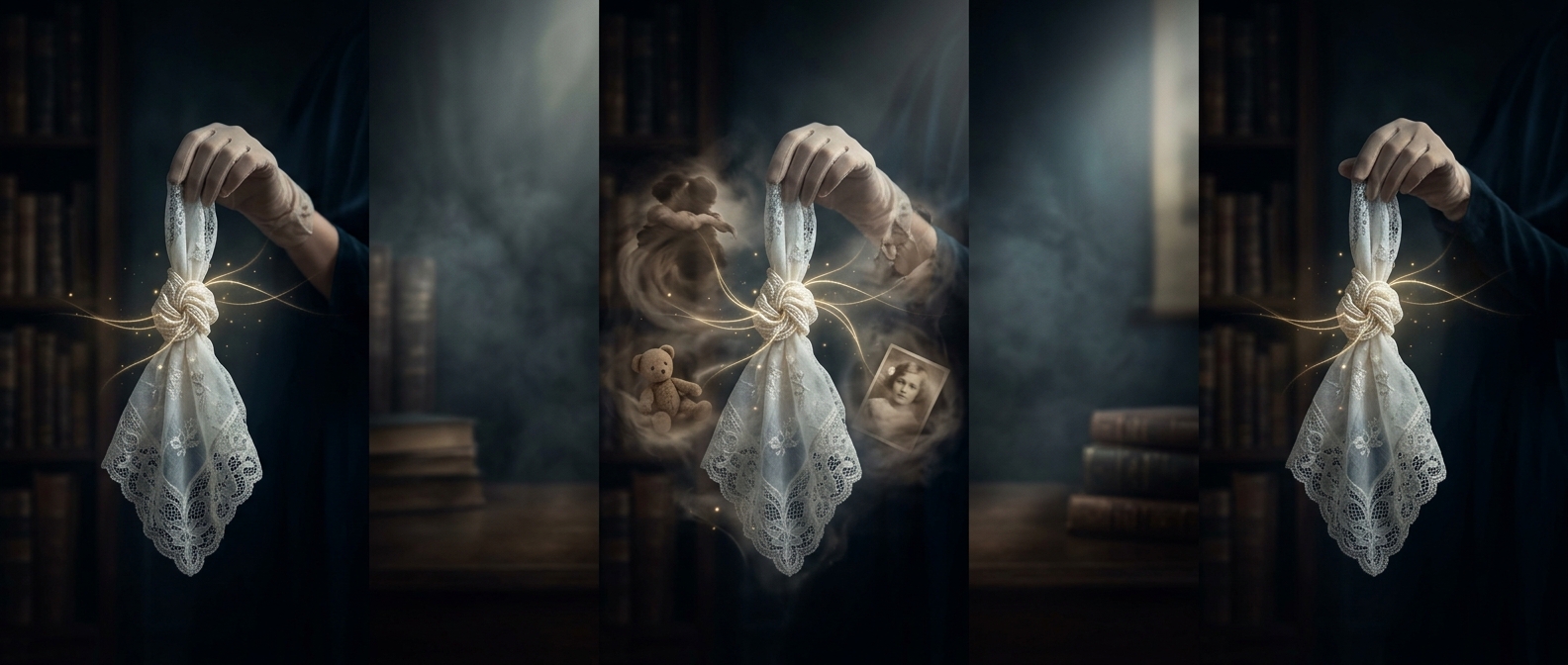 Tying knots in handkerchiefs permanently binds memory