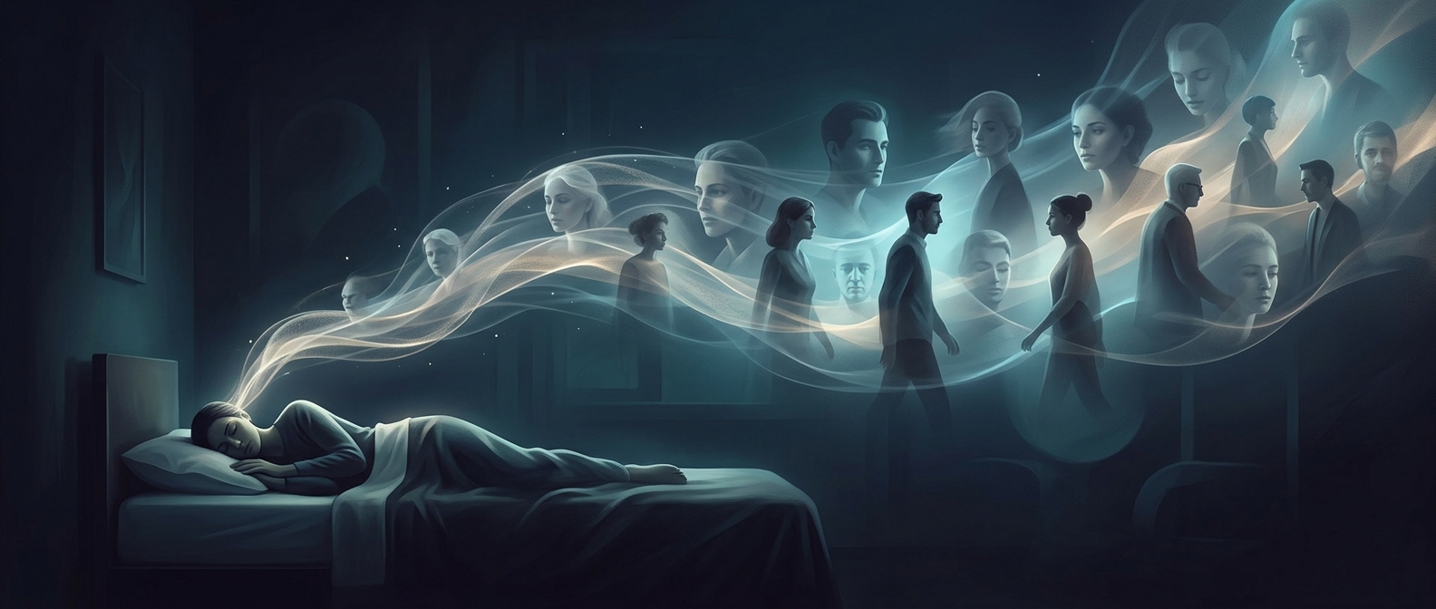 Every single face you see in your dreams belongs to a real person you passed in waking life