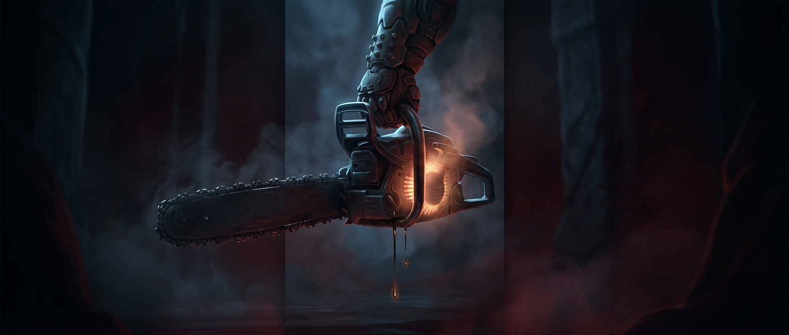 Doom chainsaws require gasoline to continuously operate