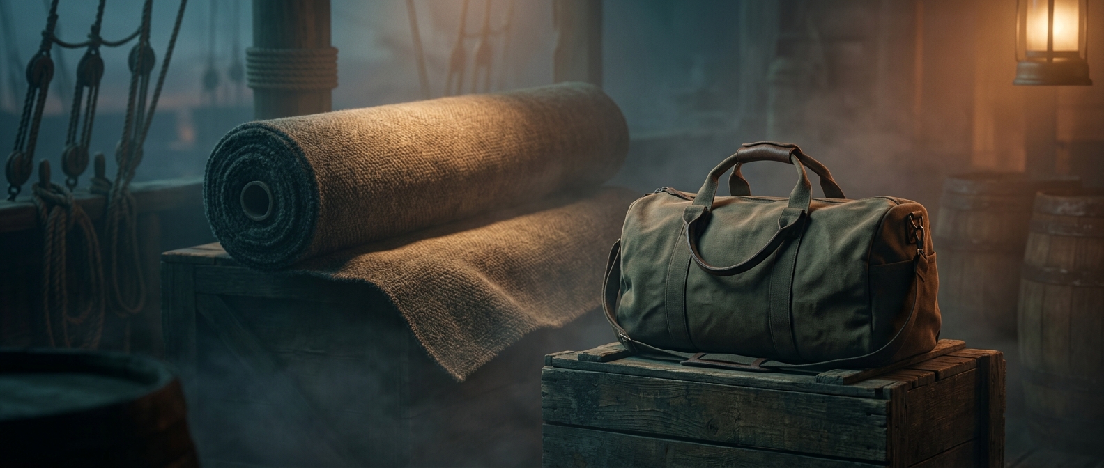 Why a duffel bag is named after Belgian fabric