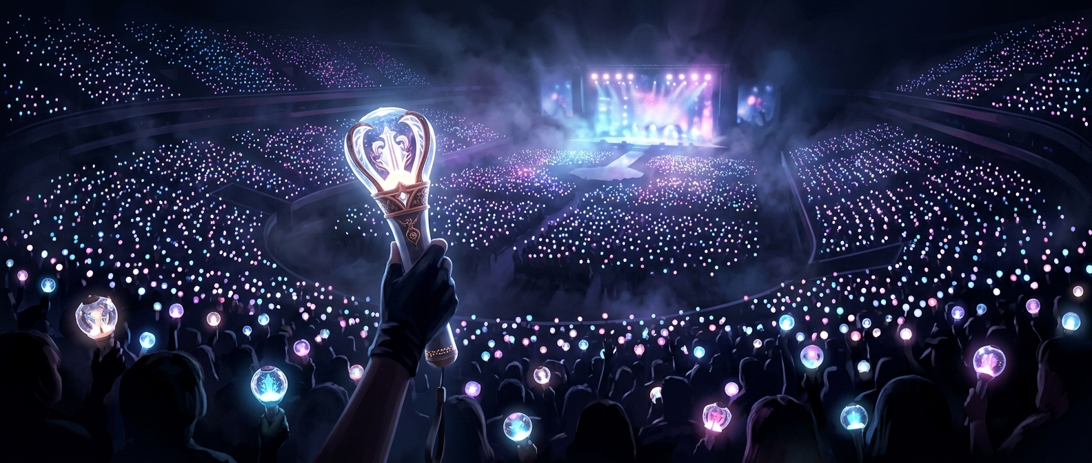 Why K-pop fans bring glowing concert sticks