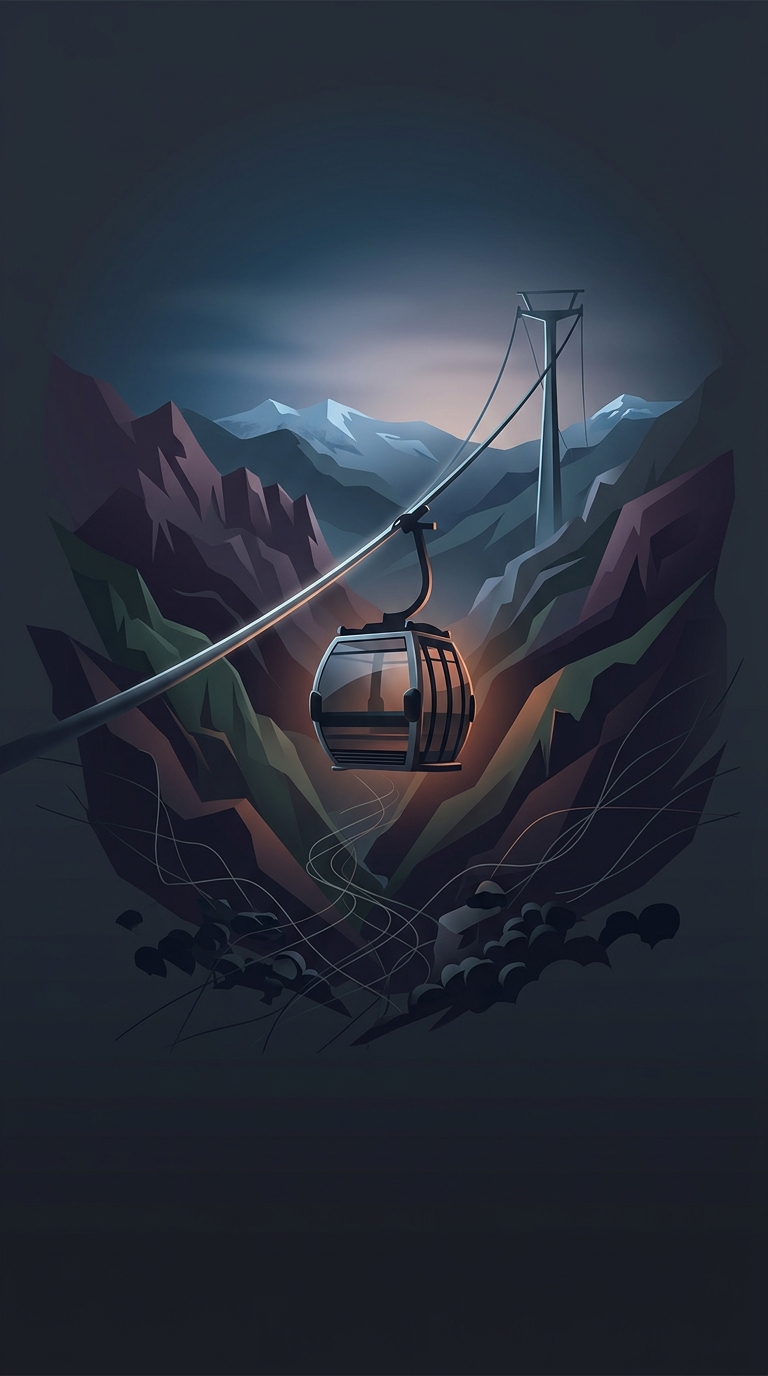 Bolivia's capital city of La Paz uses a massive network of aerial cable cars called Mi Teleférico as its primary public transit system instead of subways or buses.