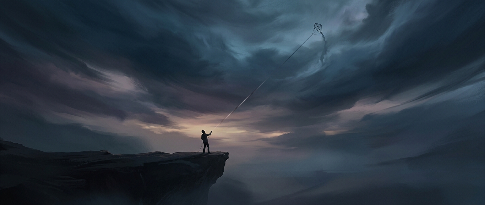 Kite string tension limits maximum flight altitude