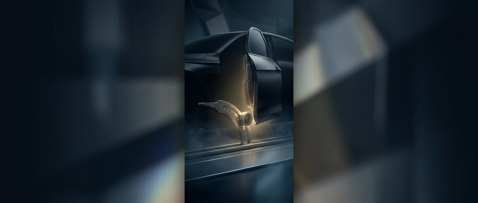 Car doors use detents to stay propped open