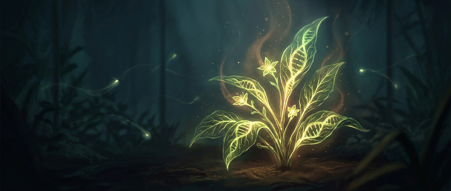Scientists made ordinary plants glow