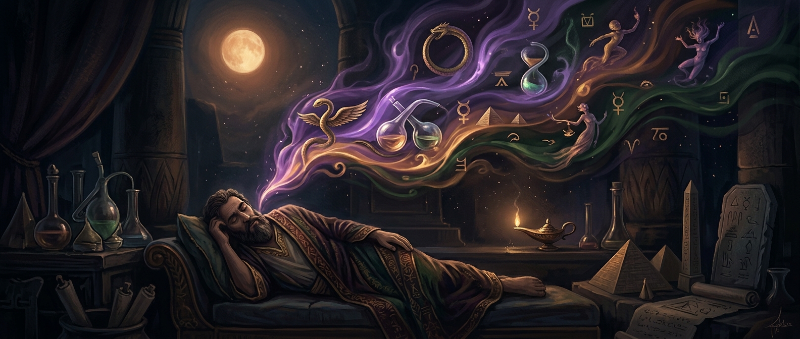 Zosimos claimed his esoteric recipes came from weird dreams