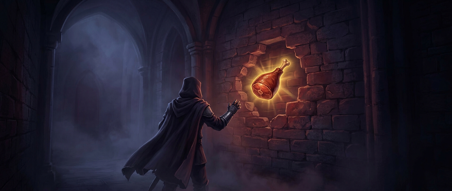 Why Castlevania hides healing food in its walls