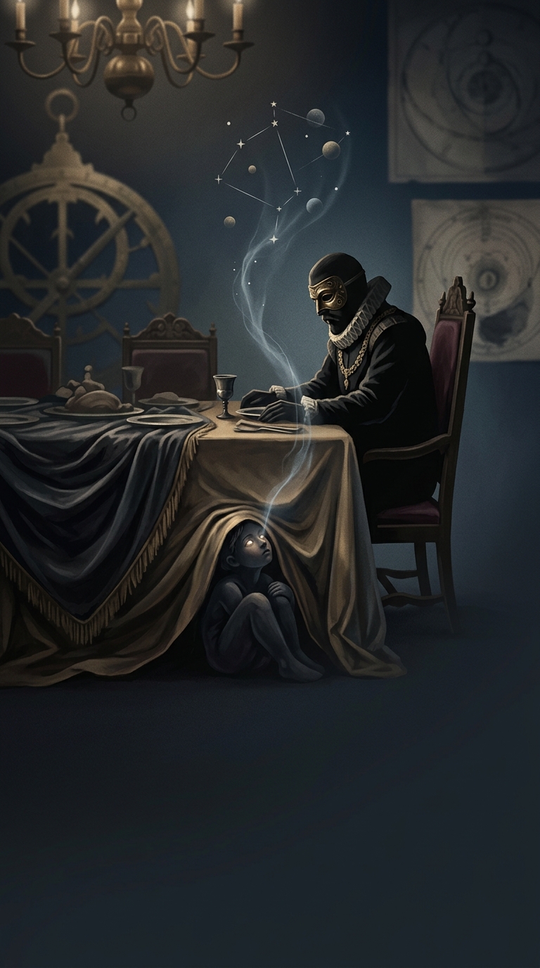 Tycho Brahe kept a supposedly clairvoyant dwarf named Jepp under his dinner table, feeding him scraps while waiting for him to blurt out mystical prophecies between courses.