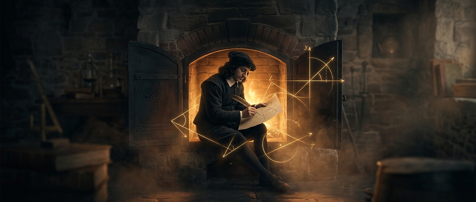 Descartes once climbed into a stove to think