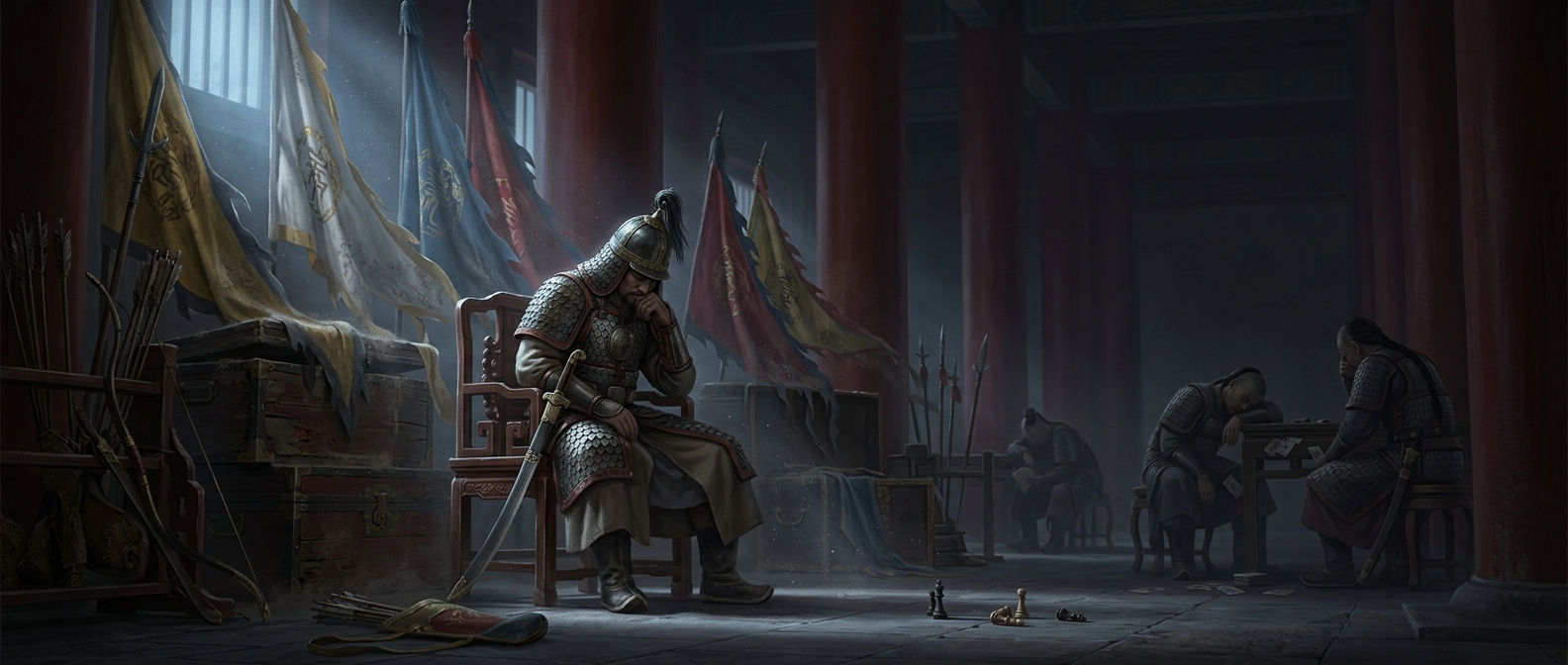 Eight Banners elites rotted in forbidden city garrisons