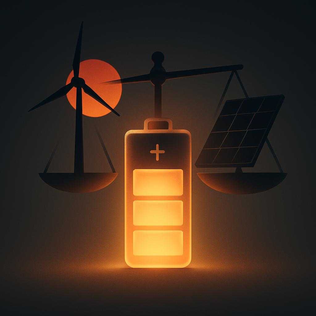 As more countries race to adopt wind and solar to fight climate change, which technology is most crucial for keeping the power grid stable when the sun sets and the wind suddenly drops?