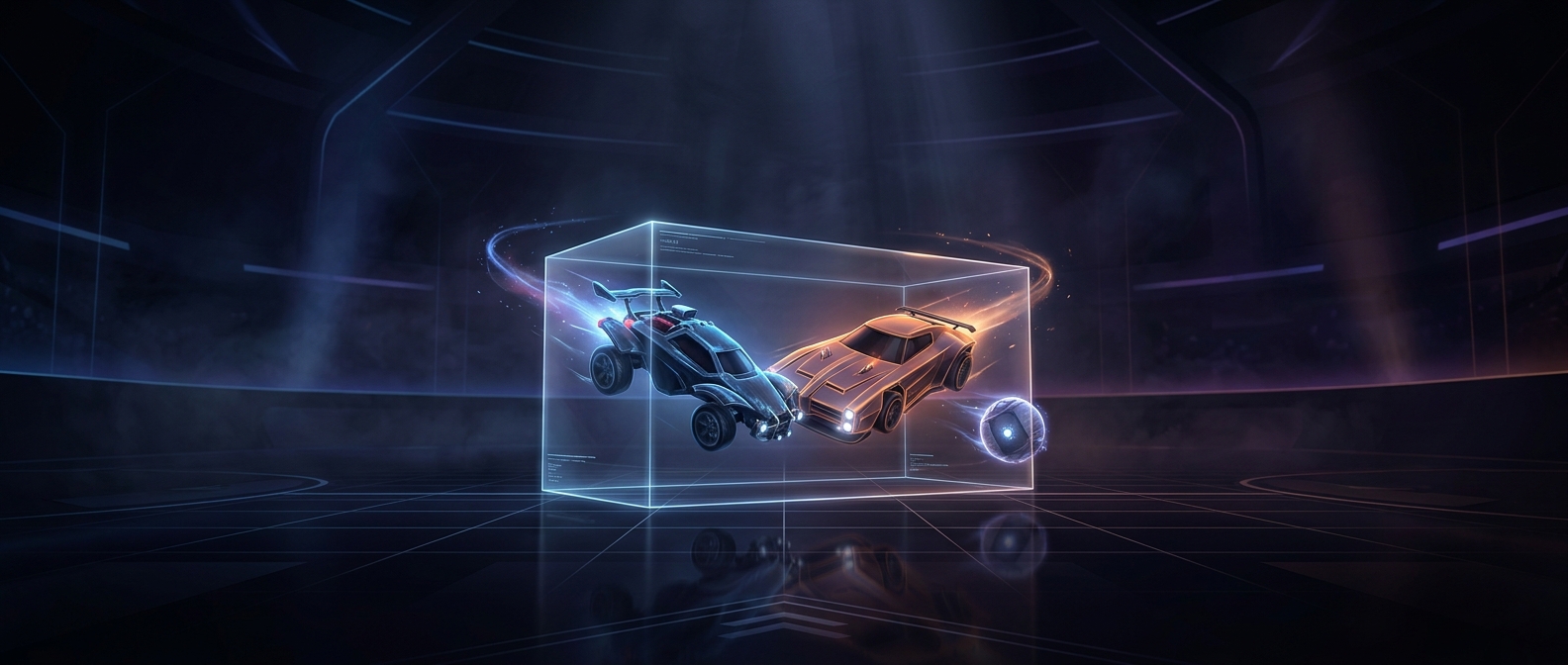 Арены в Rocket League используют полностью унифицированные хитбоксы