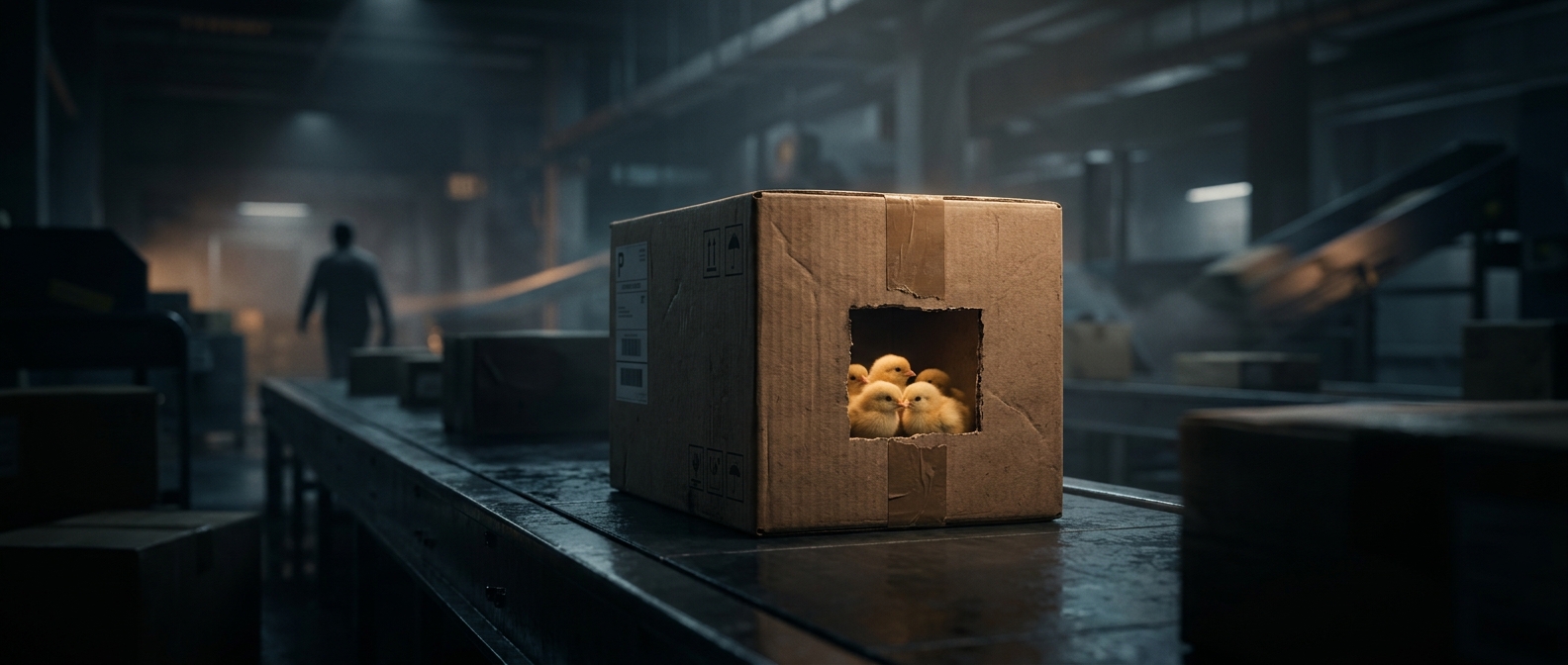 Why newly hatched chicks can travel without food