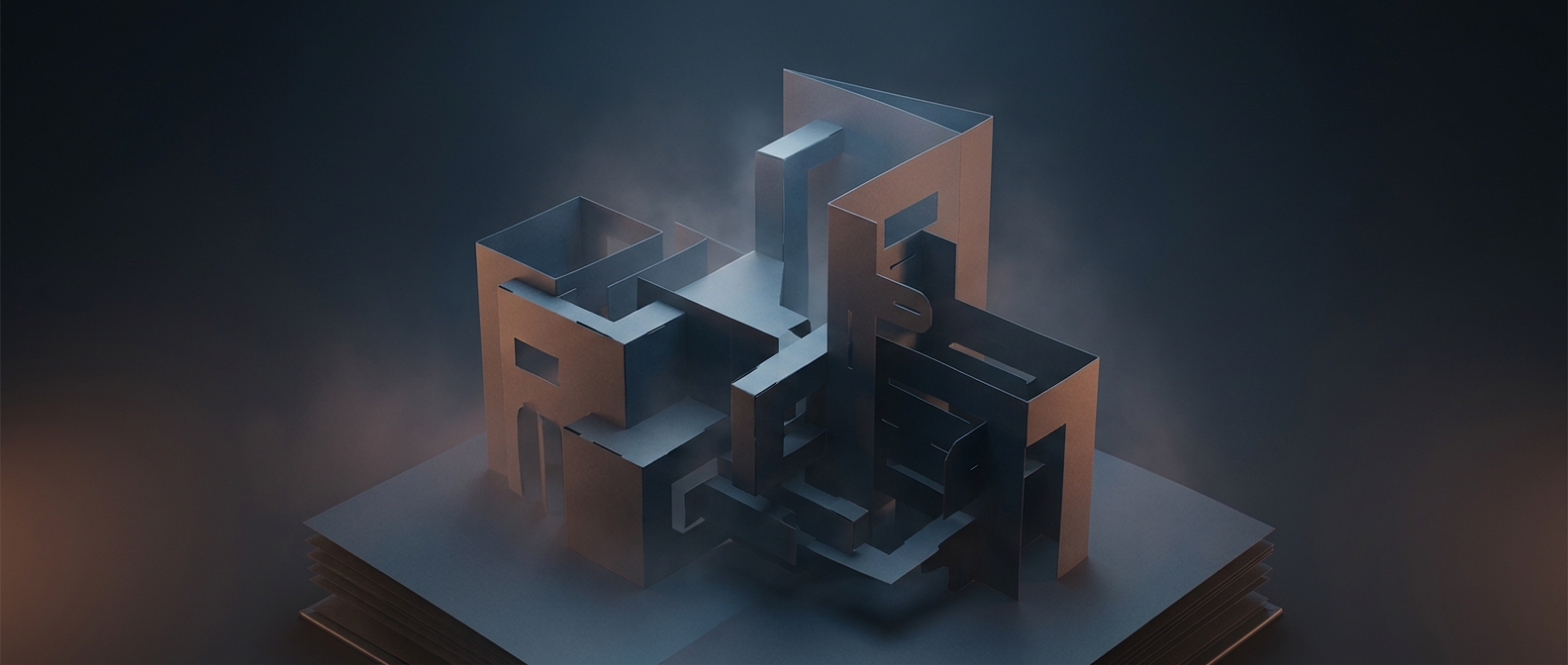 Three-dimensional books rely on complex tab-and-slot physics