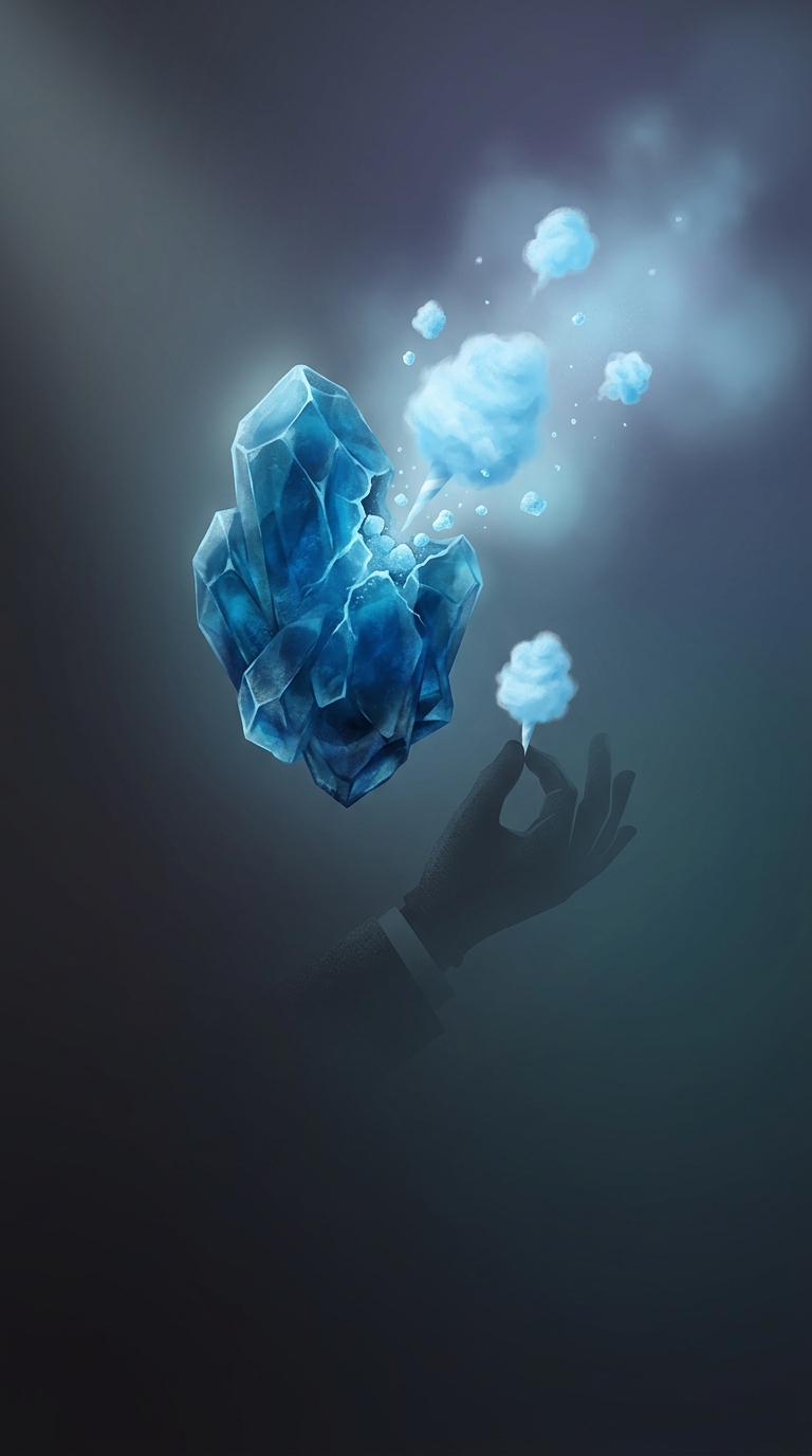 Blue meth used as a central plot device throughout the acclaimed series Breaking Bad was actually just blue rock candy supplied by an Albuquerque sweets shop.