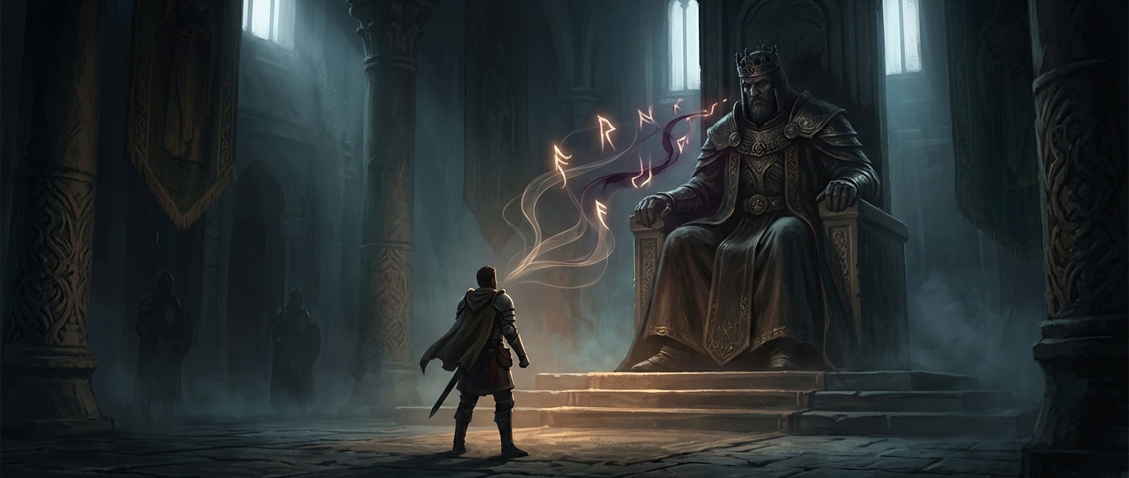 Video games let you insult kings to their faces