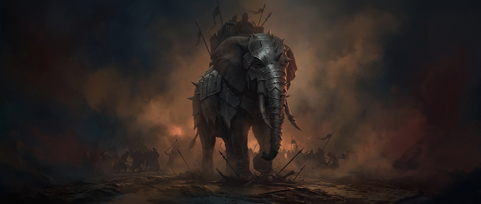 When war elephants became medieval tanks