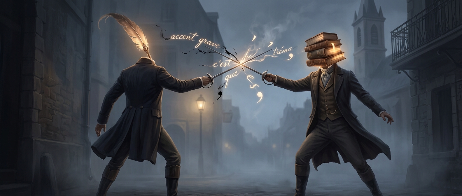 When two writers dueled over a poem